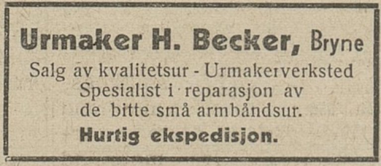 Becker reklame_1937_Bryne