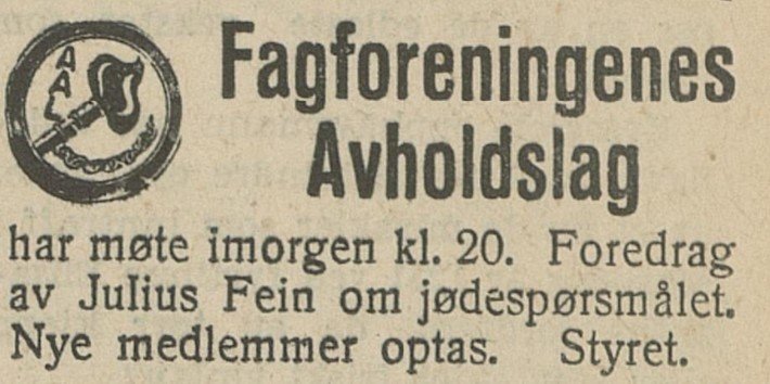 Foredrag 1939