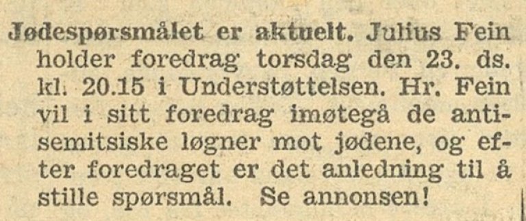 Avisoppslag 1936