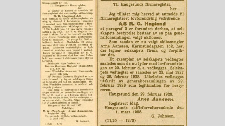R. G.  Hagland_AS