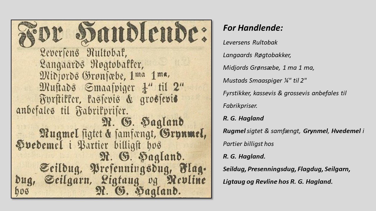 R. G. Hagland_for Handlende