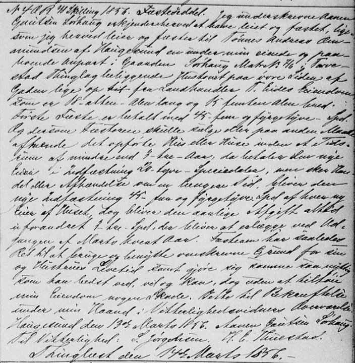 1856 Festeseddel