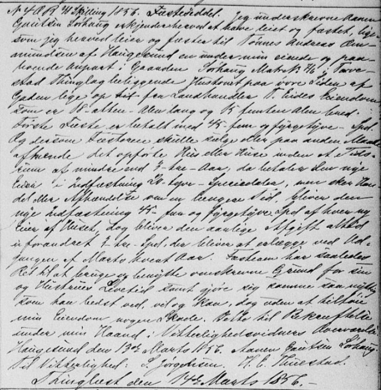 1856 Festeseddel