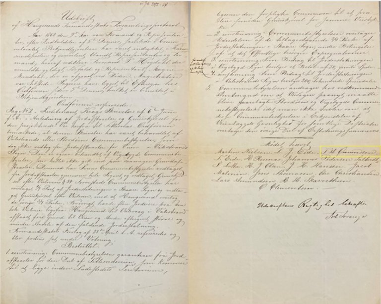 Tønnes på møte 1862