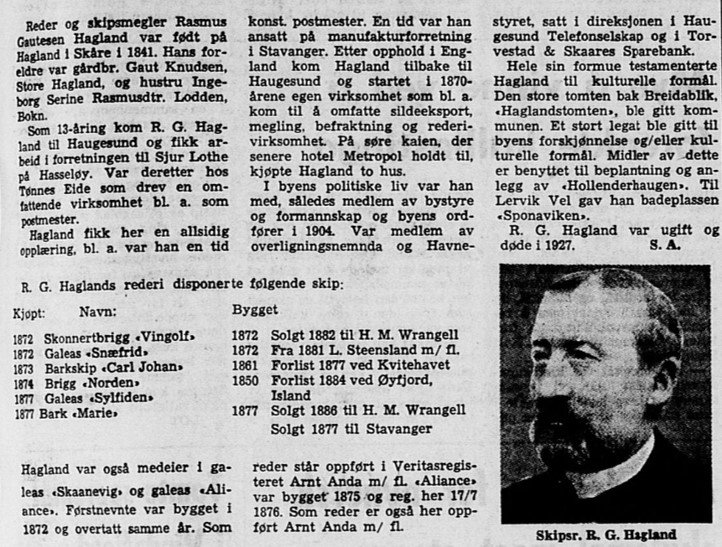 R.G. Hagland
