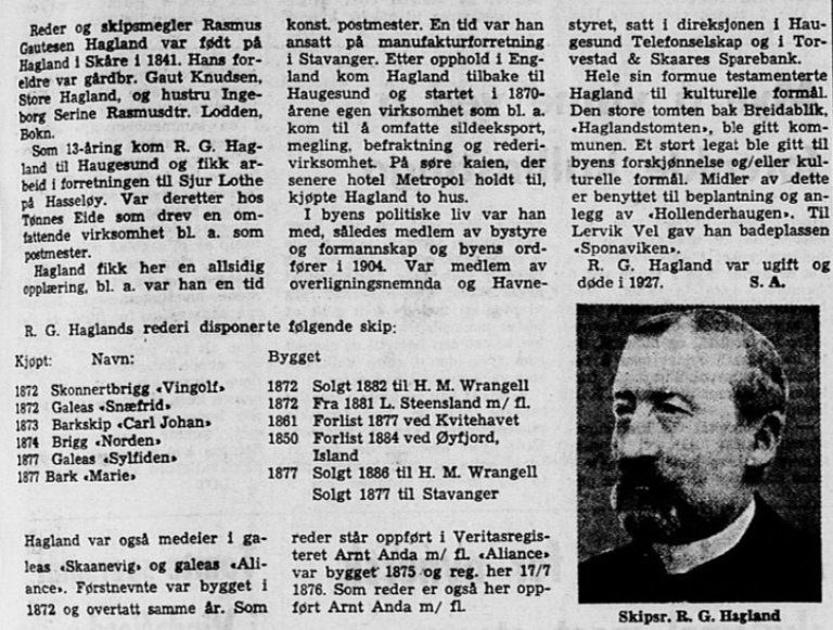 R.G. Hagland