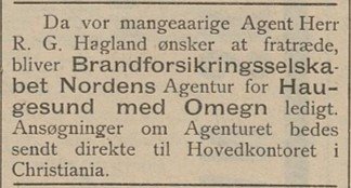 R.G. Hagland_forsikr