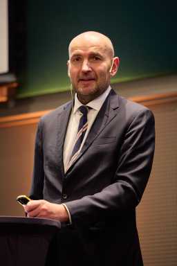 Guðni Th. Jóhannesson, historieprofessor og tidligere president på Island. Foto: Birgit Solhaug/Arkivverket. 