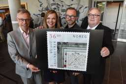 Jubileet markert med frimerke