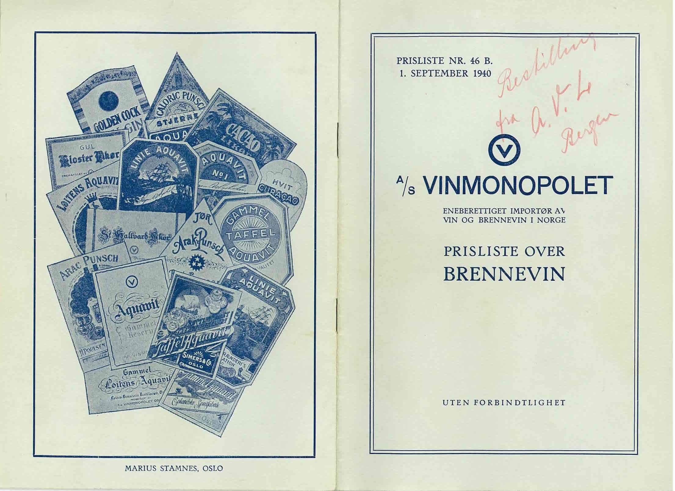 Prisliste-brennevin-1940