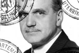Alf Larsen Whist (1880-1962), minister uten portefølje, næringsminister. PA-0757/F/14/1