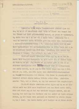 Notat datert 21.10.1939, side 1