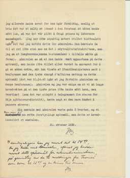 Notat datert 31.10.1939, side 2