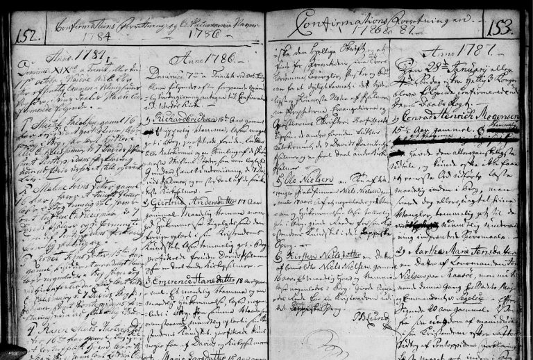 Kirkebøker SATØ Vardø sokneprestkontor H Ha L0001kirke Ministerialbok nr 1 1769-1804 s 152-153 - Skanna arkiver - Arkivverket