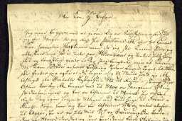 Åker gård – privatbrev 1700 tallet