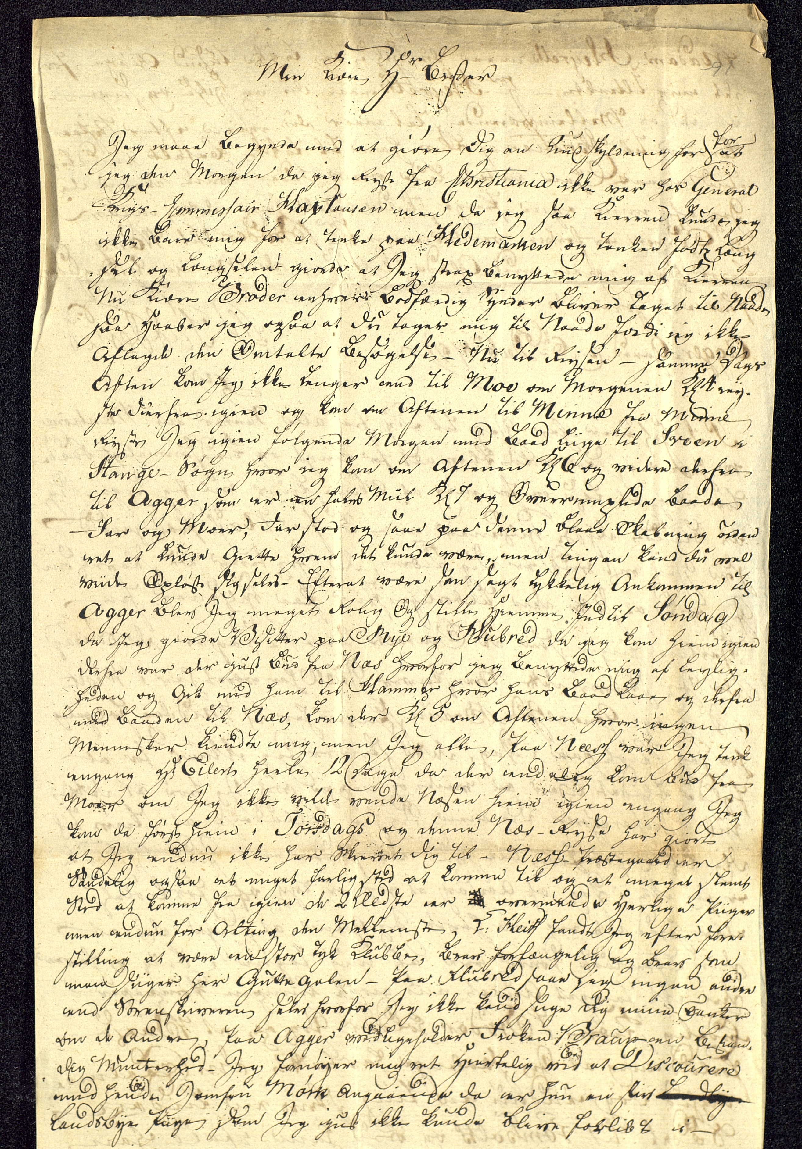 Åker gård - brev 1791