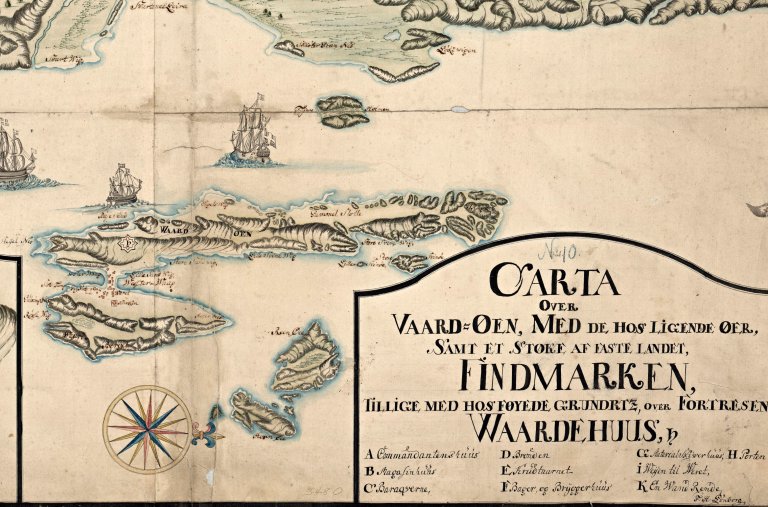 Ferdig Krympet Håndtegnet_kart_over_Vardø_(12068250436)