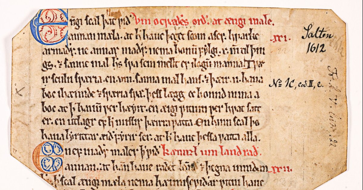 Fragmenter: Biter av 900 år gamle dokumenter - Arkivverket