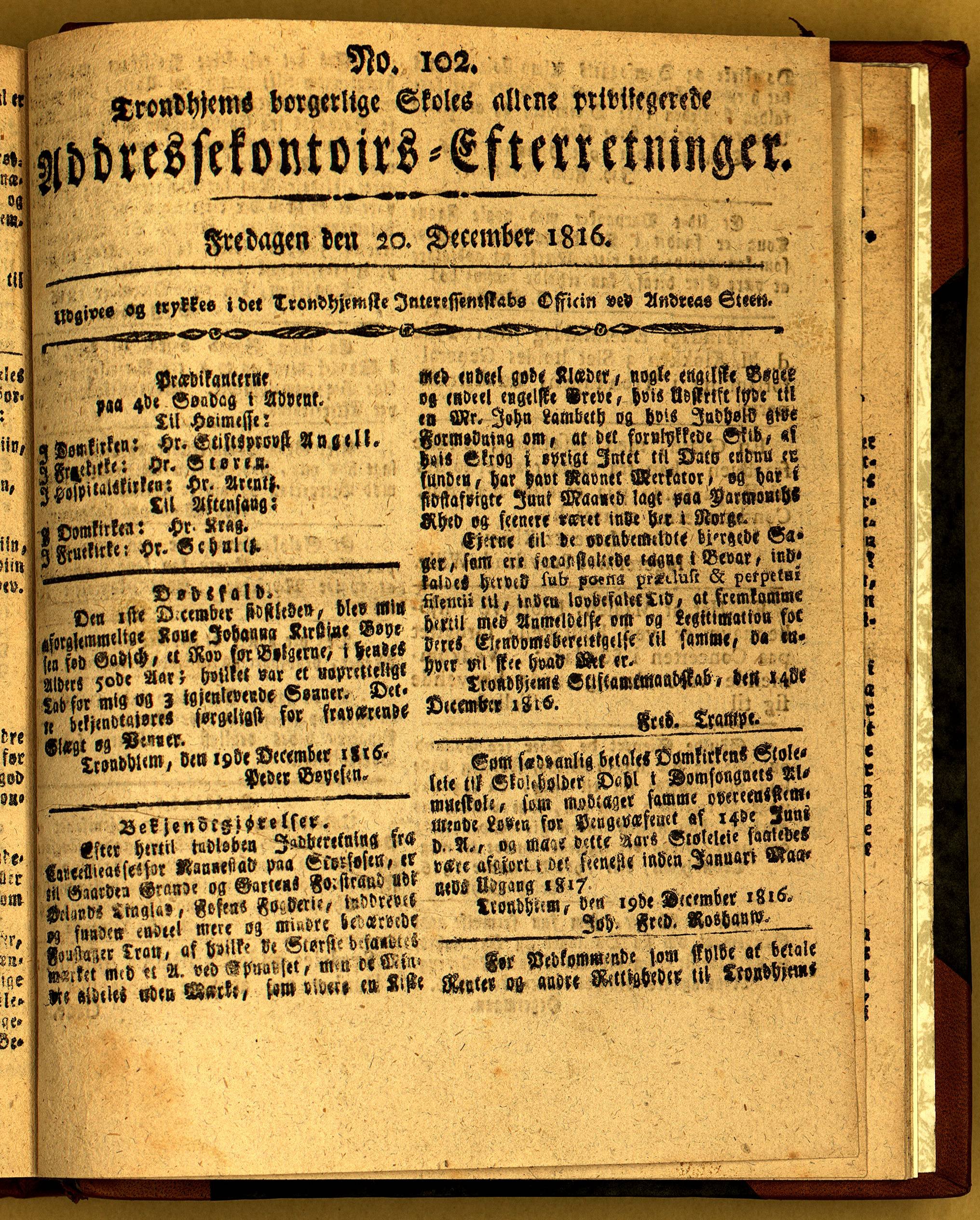 Adresseavisen-20.-desember-1816