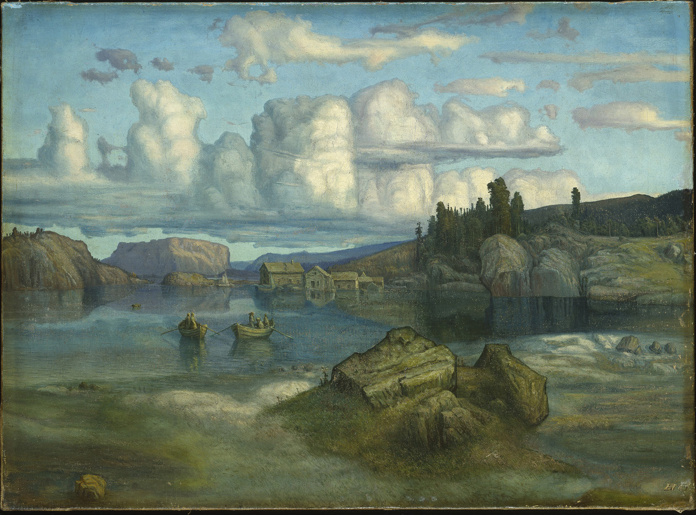 Frå Tysvær, Lars Hertervig, fotograf Jacques Lathion, Nasjonalmuseet for kunst, arkitektur og design