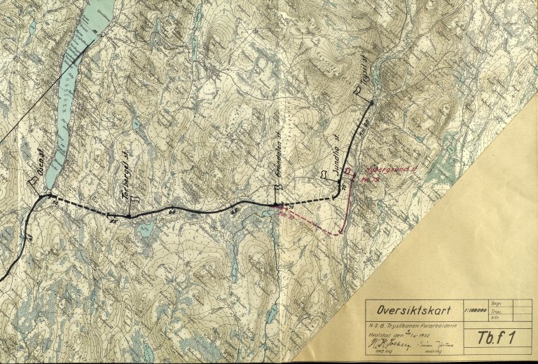 Trysilbanen kart