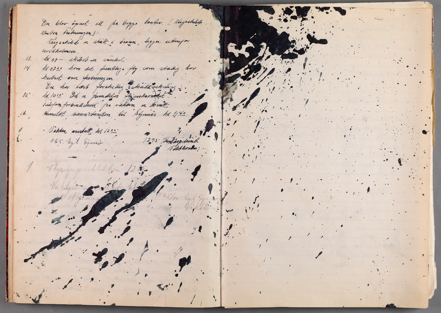 Oscarsborg vaktjournal, side 2