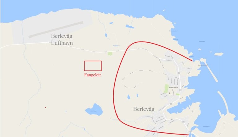 kart berlevåg m gjerder
