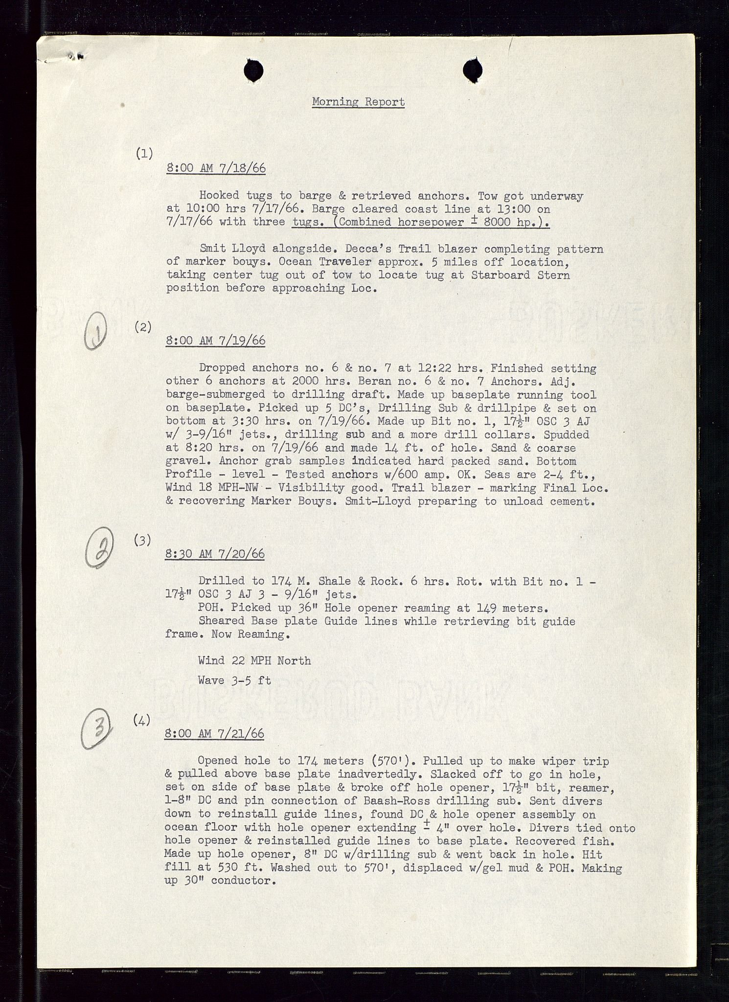 Esso-daily drilling reports 1966