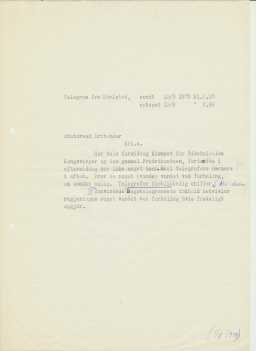 Kodet melding oversatt til klartekst datert Karlstad 13.09.1905