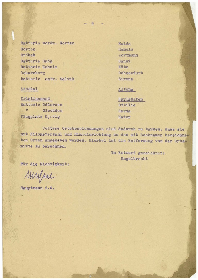 Ilanddrevne dokumenter fra Blücher - 3B