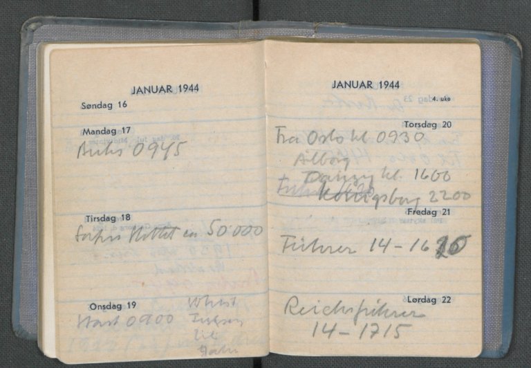 Quislings møte med Hitler_20. januar 1944