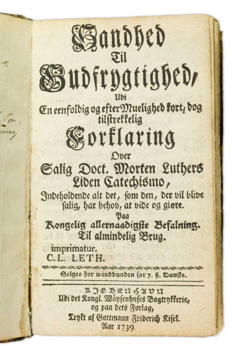 Norge i 1743_Danske kanselli_Sannhet til gudfryktighet