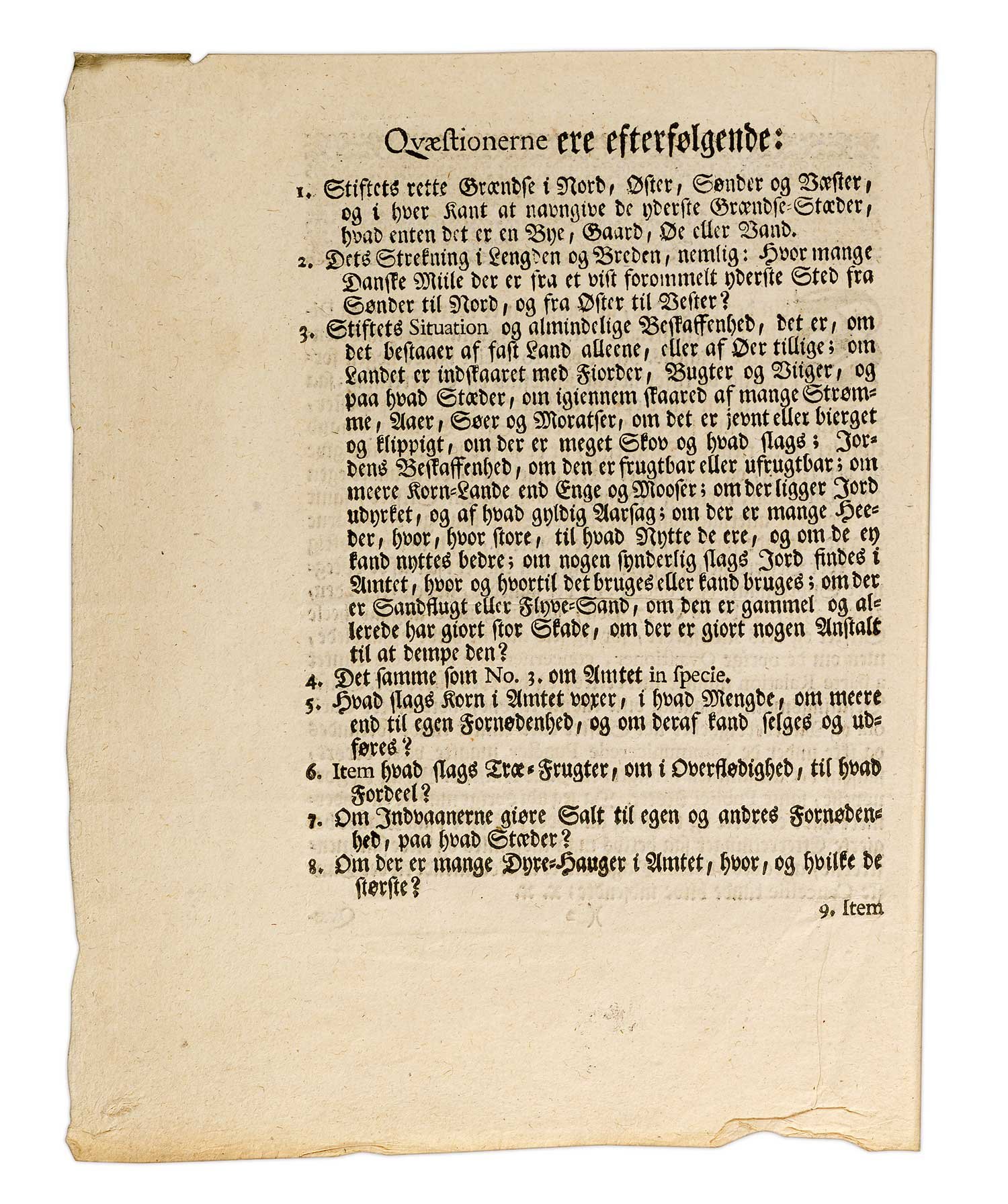 Norge i 1743_Spørreundersøkelsen side 4