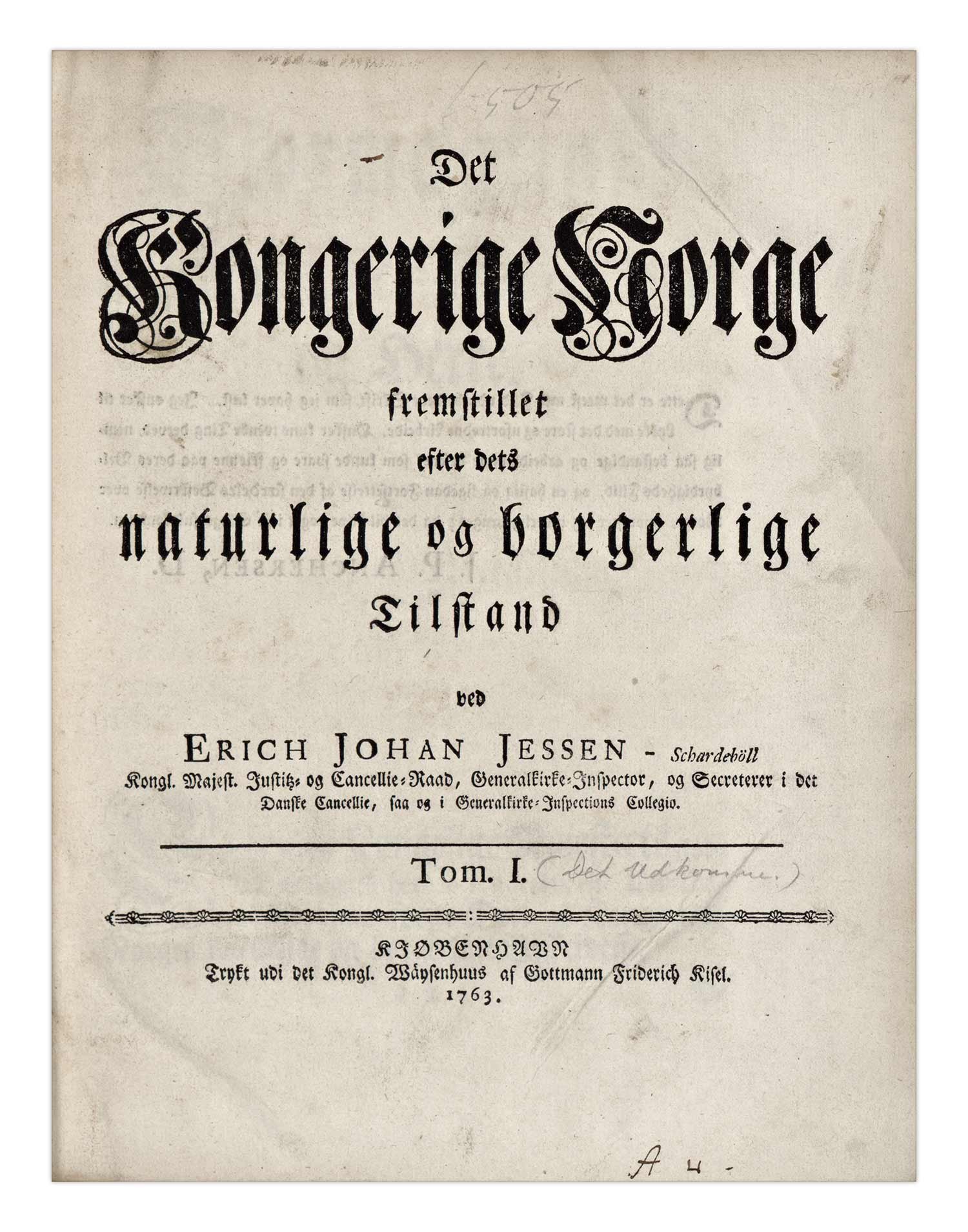 Norge i 1743_Danske Kanselli_Det kongerike Norge