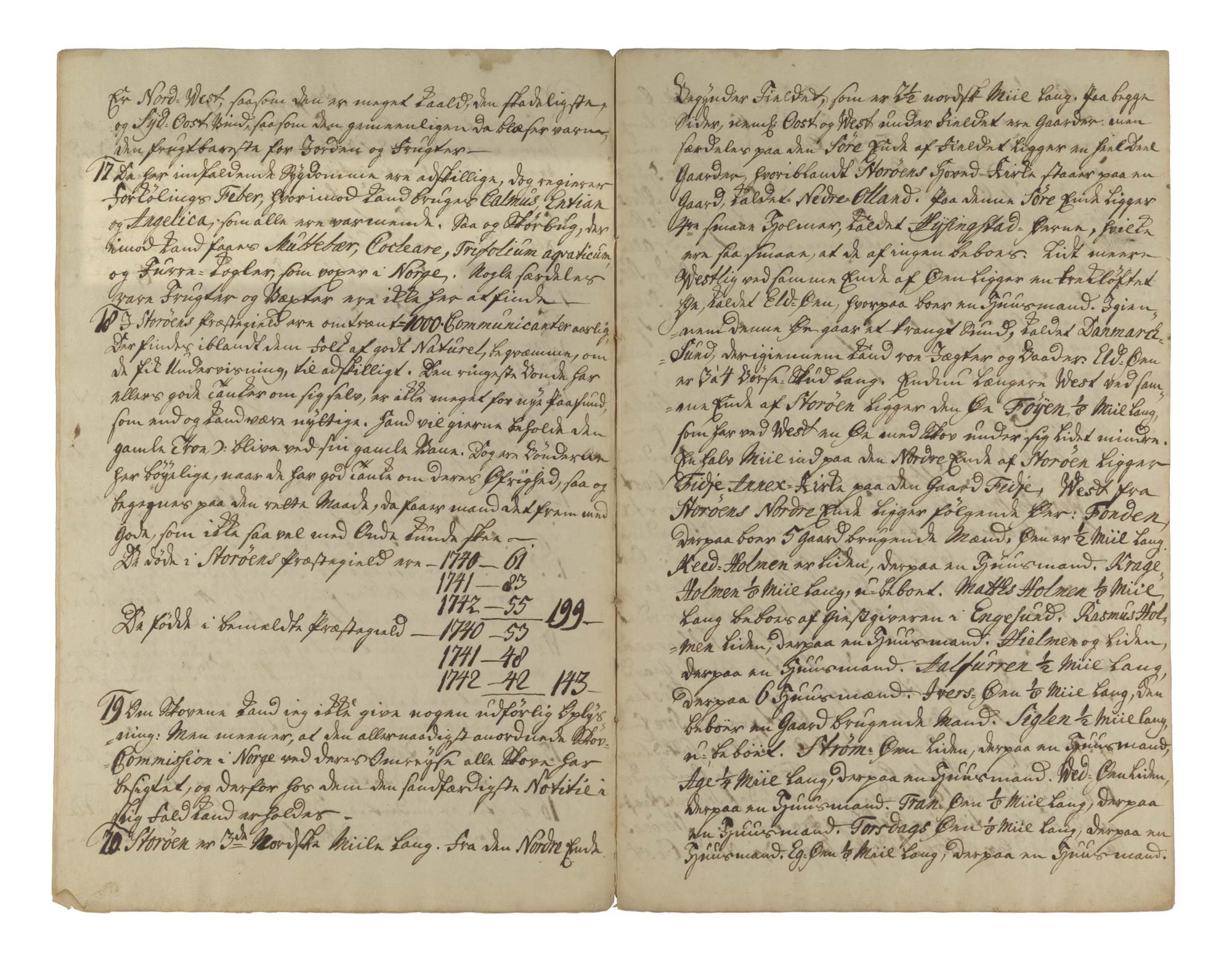 Norge i 1743_Kosthold og helse_Sykdom i Stord